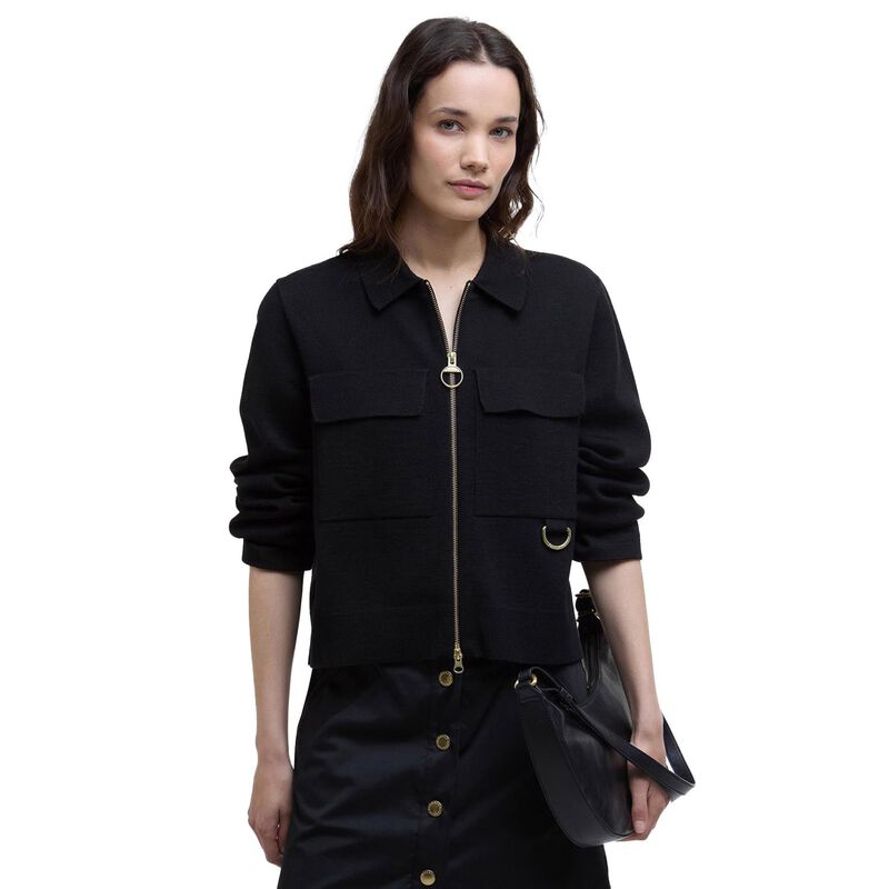 Barbour Alma Knitted Zip Through Cardigan image number 0